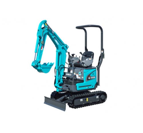 Miniescavatore - SK10SR-2E - Kobelco Cranes Co., Ltd. - cingolato / diesel / per cantiere di costruzione