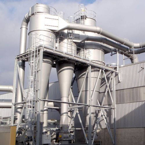 Separatore inerziale - Scheuch - di gas / di particelle / centrifugo