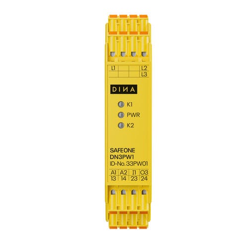 Relè di sorveglianza di fase - SAFEONE DN3PW1 - DINA Elektronik GmbH - AC / compatto / elettronico