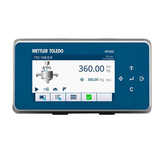 Terminale di pesatura display LCD - IND360 - METTLER TOLEDO - ad incastro / a distanza / basato su architettura PC