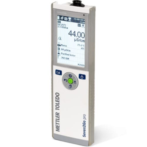 Conduttimetro portatile - Seven2Go Series - METTLER TOLEDO - a tenuta stagna / con display LCD / da laboratorio