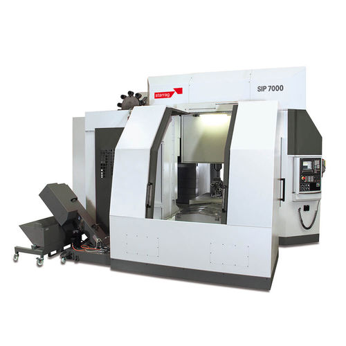 Centro di lavoro CNC 4-5 assi - SIP 7000 series - Starrag - orizzontale / con tavola rotante / ISO 50