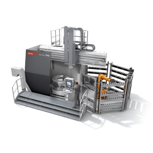 Tornio CNC - Berthiez TVU series  - Starrag - verticale / 2 assi / per l'aeronautica