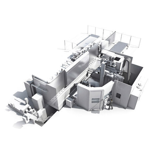 Centro di lavoro CNC 5 assi - Scharmann ECOFORCE Ti 9 / Ti 13 - Starrag - verticale / a due mandrini / HSK-A 100