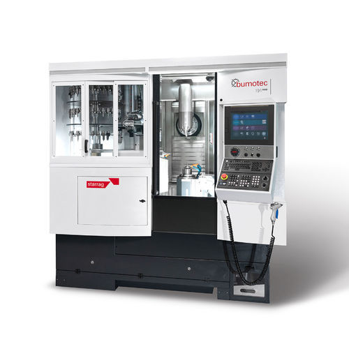 Centro di tornitura-fresatura CNC - Bumotec 191neo - Starrag - verticale / 7 assi / a mandrino
