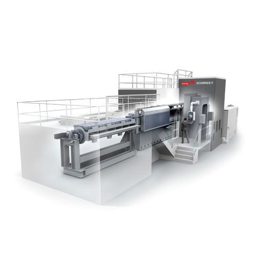 Centro di lavoro CNC 5 assi - Ecospeed F - Starrag - orizzontale / HSK A-63 / 80 utensili