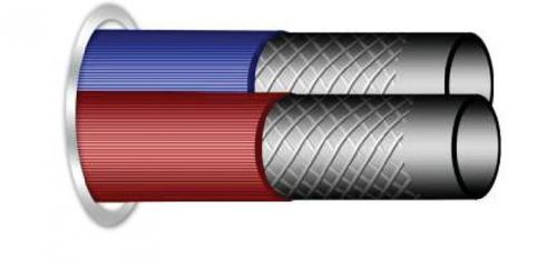 Tubo flessibile per acqua - TECHNI TWIN 91 - TECHNIFLEX HOSE INDUSTRY - per prodotti chimici / per aria / in poliestere