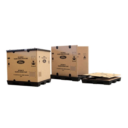 Cassa-pallet in plastica - Tecnicarton, S.L. - in cartone / di stoccaggio / da trasporto