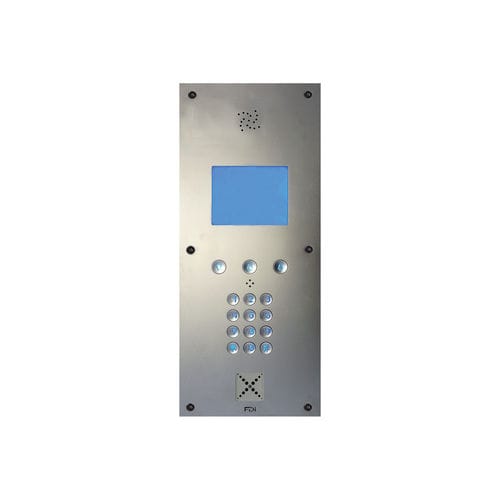 Citofono per montaggio a filo - FD-601-076 - FDI MATELEC - analogico / in acciaio inossidabile