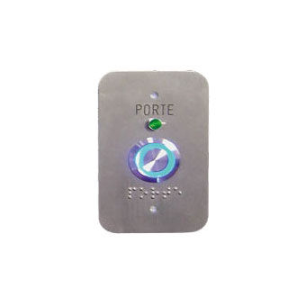 Pulsante tattile - FD-500-258 - FDI MATELEC - in acciaio inossidabile / luminoso a LED / per rilevamento di apertura di porta e finestra
