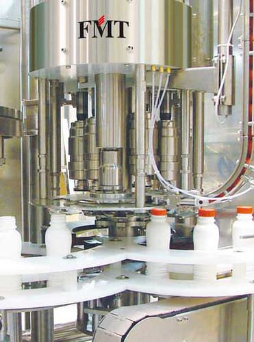 Riempitrice tappatrice a pistone - FMT - volumetrica / monoblocco / rotativa