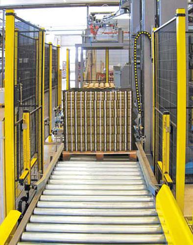 Pallettizzatore e depallettizzatore a strati - Apollo - FMT - per bottiglie / per lattine / a motore