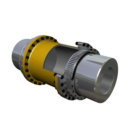 Giunto a ingranaggi - GAZT1-16 - ZHENJIANG SUODA COUPLING CO.,LTD. - a mozzo inverso / con flangia