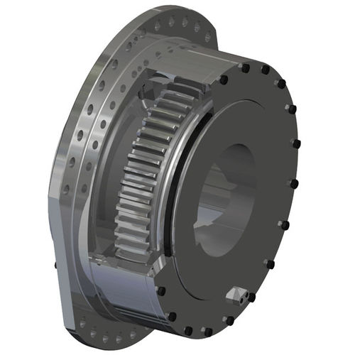 Giunto a ingranaggi - GJB1-19 - ZHENJIANG SUODA COUPLING CO.,LTD. - a tamburo / per apparecchio di sollevamento / con flangia