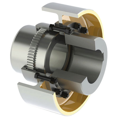 Giunto a ingranaggi - GAU1-12 - ZHENJIANG SUODA COUPLING CO.,LTD. - rigido / con ruota di frenatura / con flangia