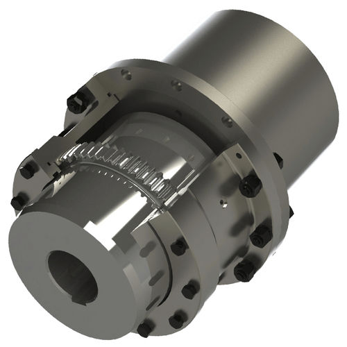 Giunto a ingranaggi - GCZ1-30 - ZHENJIANG SUODA COUPLING CO.,LTD. - industriale / con flangia
