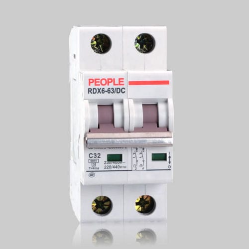 Interruttore magnetotermico - RDX6-63DC series DC MCB - PEOPLE ELE. APPLIANCE GROUP CO., LTD. - DC / per sovraccarichi / contro i cortocircuiti