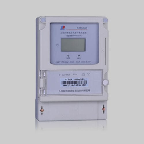 Contatore di energia elettrica trifase - DSSY858/DTSY858 three-phase energy meter - PEOPLE ELE. APPLIANCE GROUP CO., LTD. - a muro / RS-485 / con display LCD