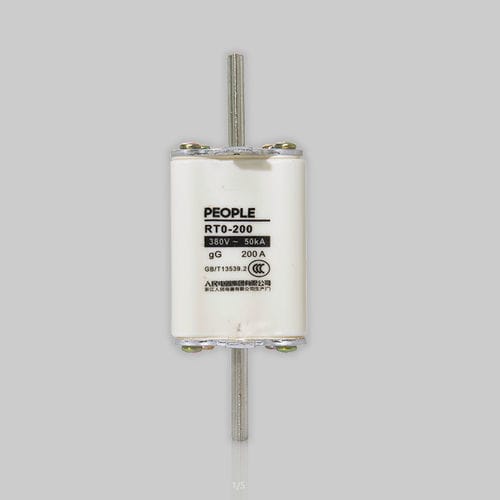 Fusibile lama - RT0  - PEOPLE ELE. APPLIANCE GROUP CO., LTD. - a cartuccia / di protezione contro i cortocircuiti / di potenza