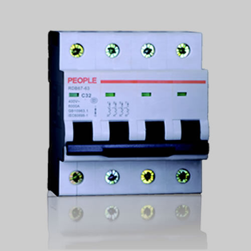 Interruttore automatico AC - RDB67-63 (H) Series - PEOPLE ELE. APPLIANCE GROUP CO., LTD. - contro i cortocircuiti / per la distribuzione / piccolo