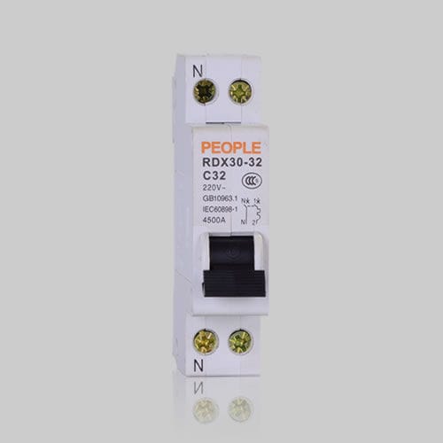 Interruttore automatico AC - RDX30-32 Series - PEOPLE ELE. APPLIANCE GROUP CO., LTD. - contro i cortocircuiti / per la distribuzione / piccolo