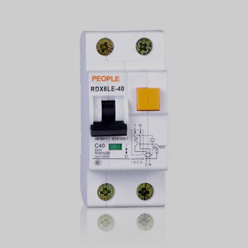 Interruttore differenziale con dispersione a terra - RDX6LE series - PEOPLE ELE. APPLIANCE GROUP CO., LTD. - modulare