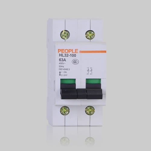 Interruttore-sezionatore su guida DIN - HL32-100 - PEOPLE ELE. APPLIANCE GROUP CO., LTD. - industriale