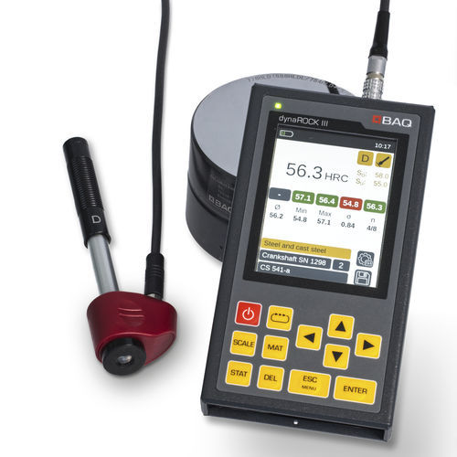 Durometro Leeb - dynaROCK III - BAQ GmbH - portatile / di metalli / con schermo digitale LCD