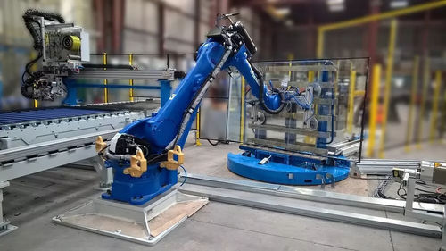 Cella robotizzata di scarico - TECAUMA - per vetri / bicomponente