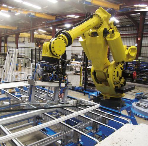 Cella robotizzata per movimentazione - TECAUMA - di posa / per vetri