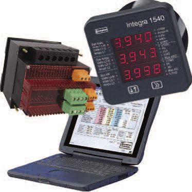 Trasduttore di tensione monofase - Integra 1560 - Crompton Instruments - trifase / su guida DIN