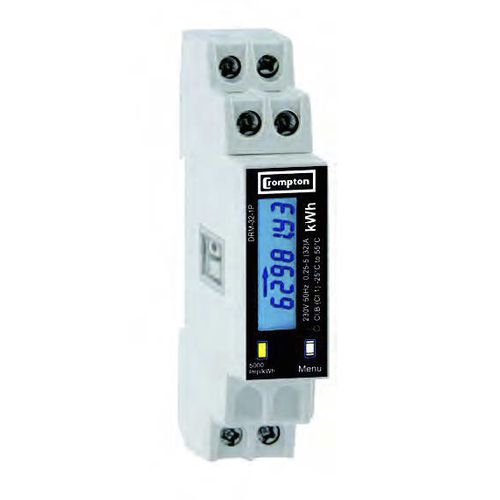 Contatore di energia elettrica monofase - DRM-32-1P - Crompton Instruments - su guida DIN / Modbus / residenziale