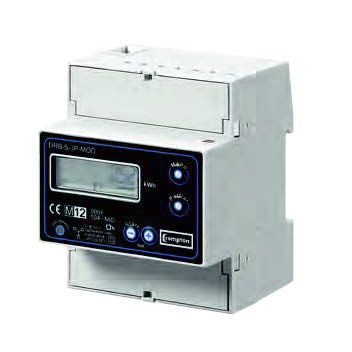 Contatore di energia elettrica trifase - DRB-5-3P - Crompton Instruments - su guida DIN / digitale / Modbus