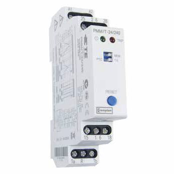 Relè di protezione di temperatura - PMM/T series - Crompton Instruments - per motore elettrico / su guida DIN