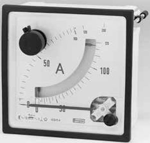 Amperometro analogico - E244-16 series - Crompton Instruments - montato su pannello / con indicazione di domanda massima