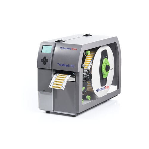 Stampante per etichette a trasferimento termico - TrakMark DS-PL-GY - HellermannTyton