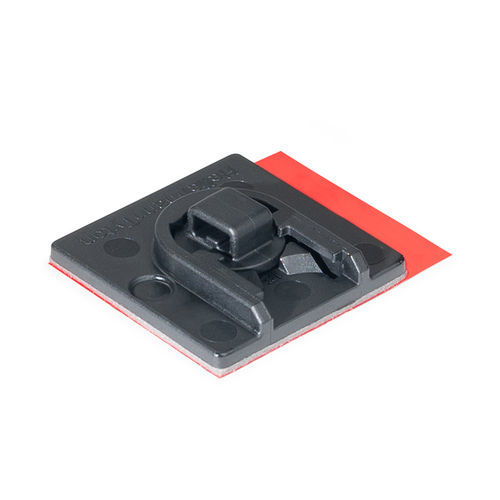 Supporto di montaggio per fascetta di cablaggio autoadesivo - SMB4APT-A-PA66HS/A-BK - HellermannTyton - in poliammide