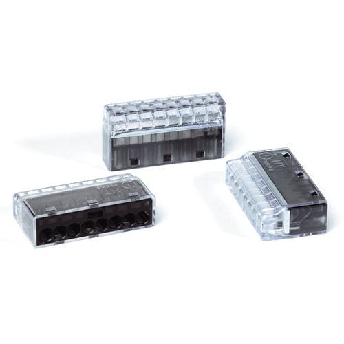 Morsetto componibile a presa - HECP-8-PC-CL/GY - HellermannTyton - con connessione a molla