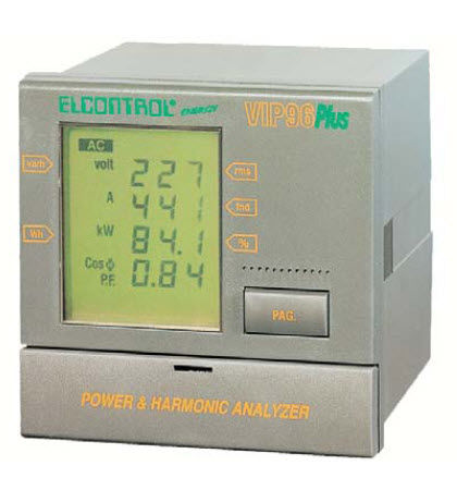 Analizzatore per rete elettrica - VIP96PLUS - ELCONTROL - di qualità di energia / benchtop