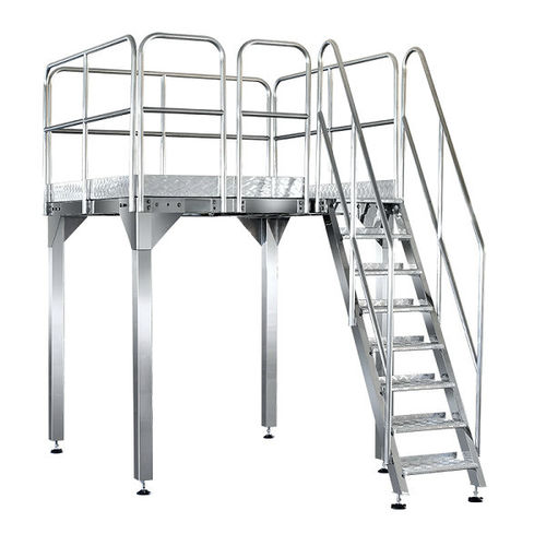 Piattaforma da lavoro - KP-SP - Shanghai Kingrun Machinery Equipment CO., LTD - di accesso / porta-operatore / con parapetto di sicurezza