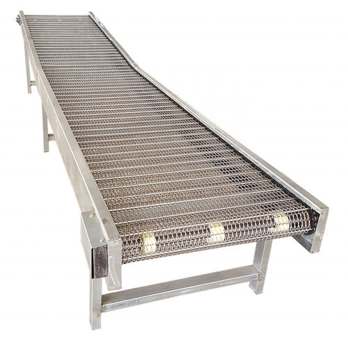 Trasportatore a rete metallica - Shanghai Kingrun Machinery Equipment CO., LTD - orizzontale / curvo / dritto
