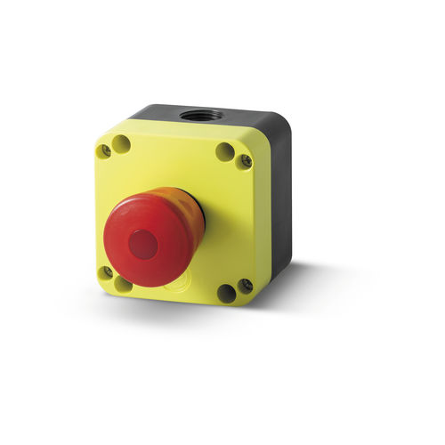 Pulsante con testa a fungo - PQ01P4L - Stop d'emergenza ø40 push-pull con visione - Giovenzana International B.V. - di arresto di emergenza