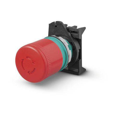Pulsante con testa a fungo - PPFN1R3N4X - Fungo ø30 Sblocco a rotazione - Giovenzana International B.V. - di arresto di emergenza / NEMA