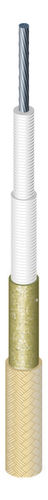Filo elettrico isolato - SILICABLE® Style 5107 - OMERIN - in rame / in fibra di vetro / elastico