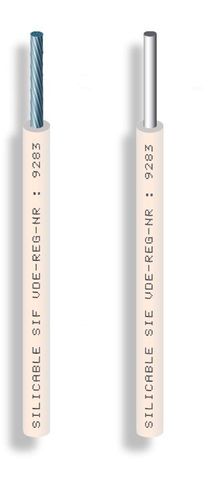 Filo unipolare isolato - SILICABLE® SIE / SIF series - OMERIN - in rame / in silicone / a filo unico