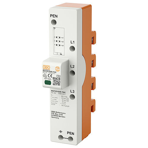 Limitatore di sovratensione di tipo 1+2 - MCF-NAR - OBO Bettermann - per impianto elettrico / a bassa tensione