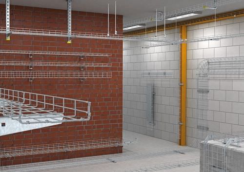 Canalina porta cavi in filo metallico - OBO Bettermann
