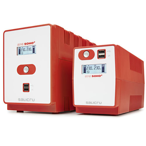UPS line-interactive - SPS SOHO+ - SALICRU - monofase / con display LCD / con batteria integrata