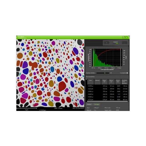 Software di analisi - PoroMetric  - THERMO FISHER SCIENTIFIC - MATERIALS SCIENCE - di programmazione dei compiti / SEM / automatizzato