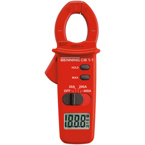 Multimetro a pinza digitale - CM 1-3 - Benning - portatile / 1000 V / 600 V